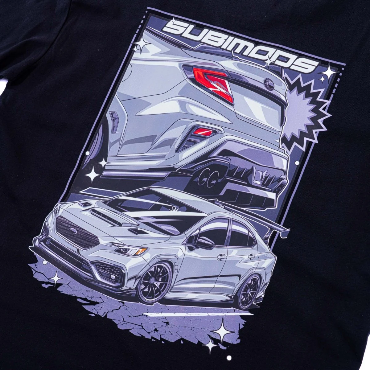 Subimods Official Street Legend Series "First Look" Short Sleeve Shirt Black - Image 2