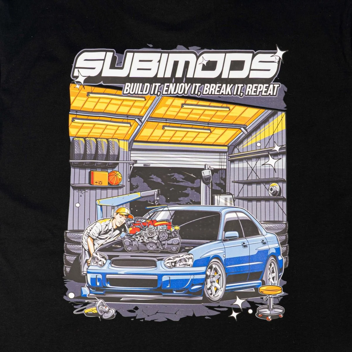 Subimods Official "BEBR" Short Sleeve Shirt Black - Image 2