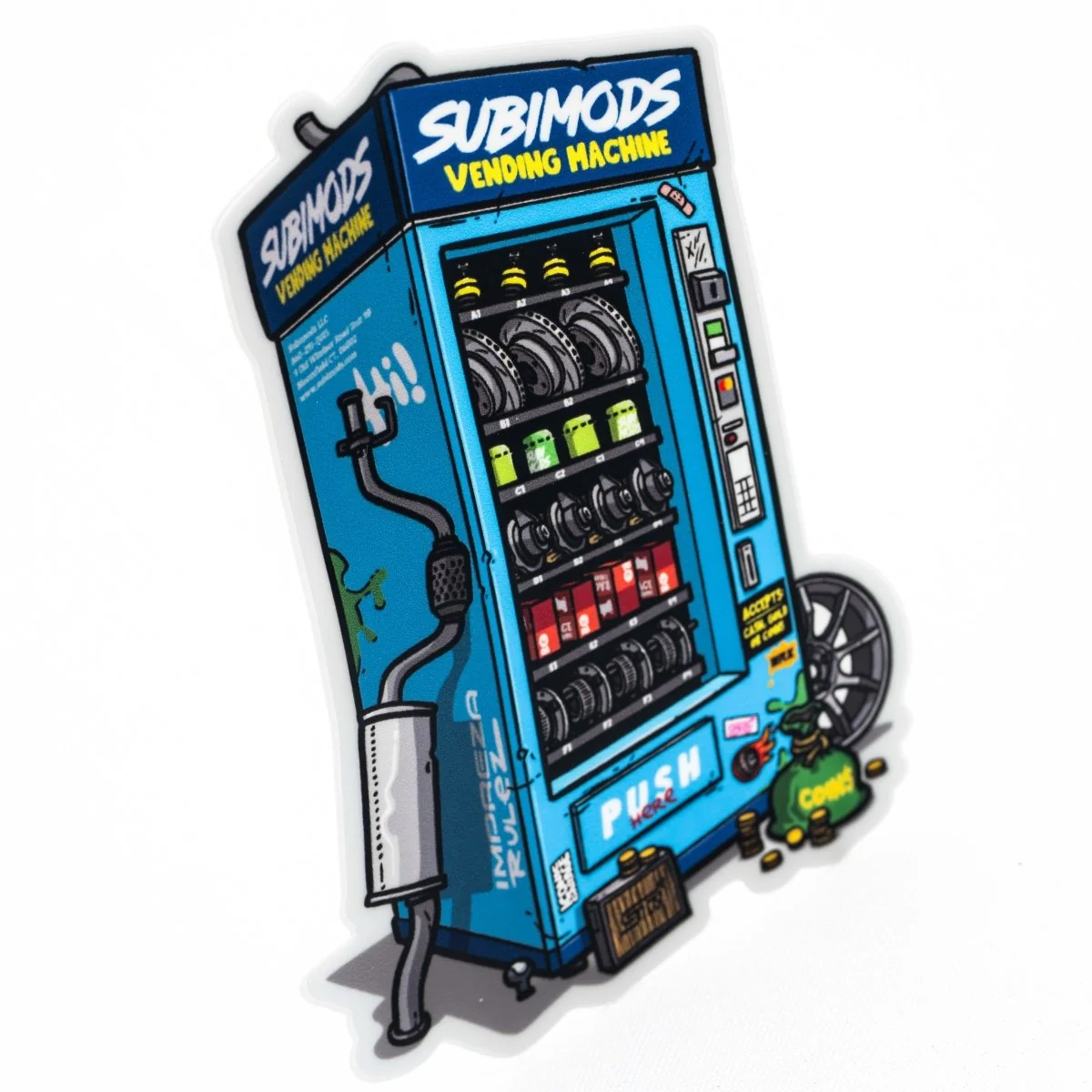 Subimods Official Twenty Twenty-Five Series "Vending Machine" Slap Sticker - Image 3