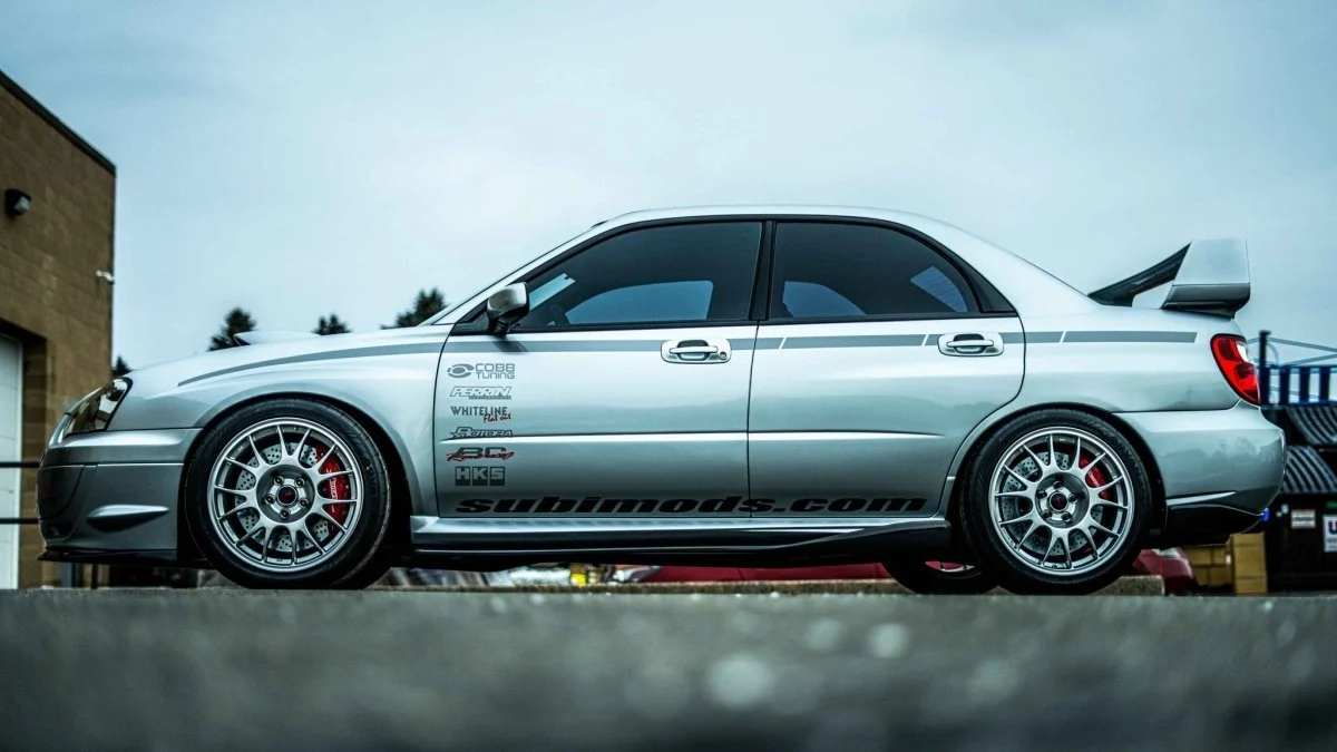 Subimods Official "Italic JDM Style" Transfer Style Sticker Pair Red - Image 2