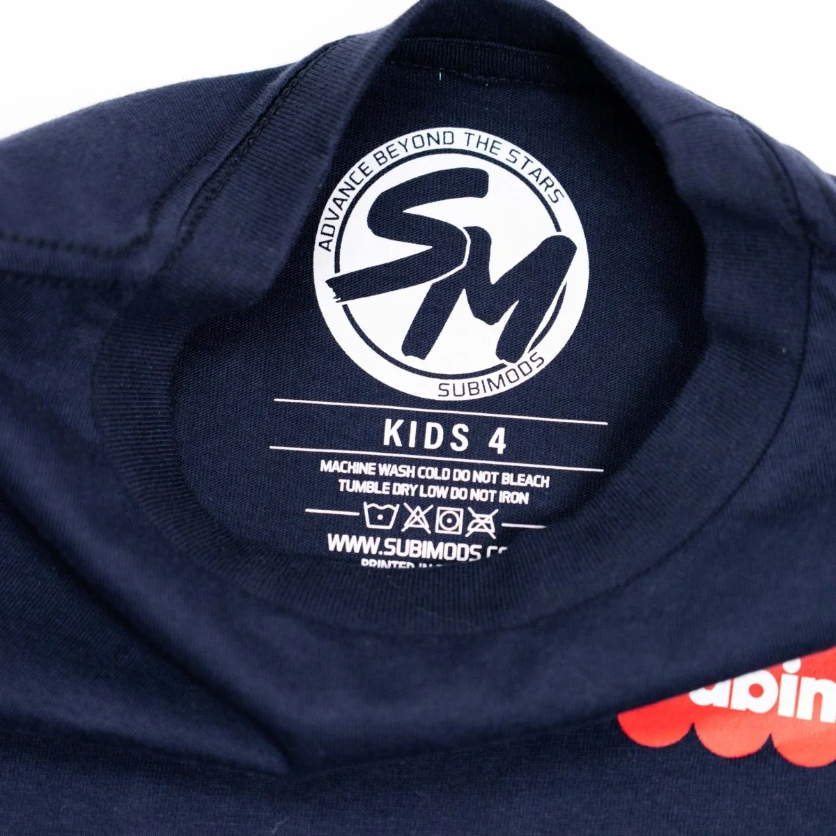 Subimods Official "Lil' Turbo Set" Kids Short Sleeve Shirt Ink Blue - Image 5