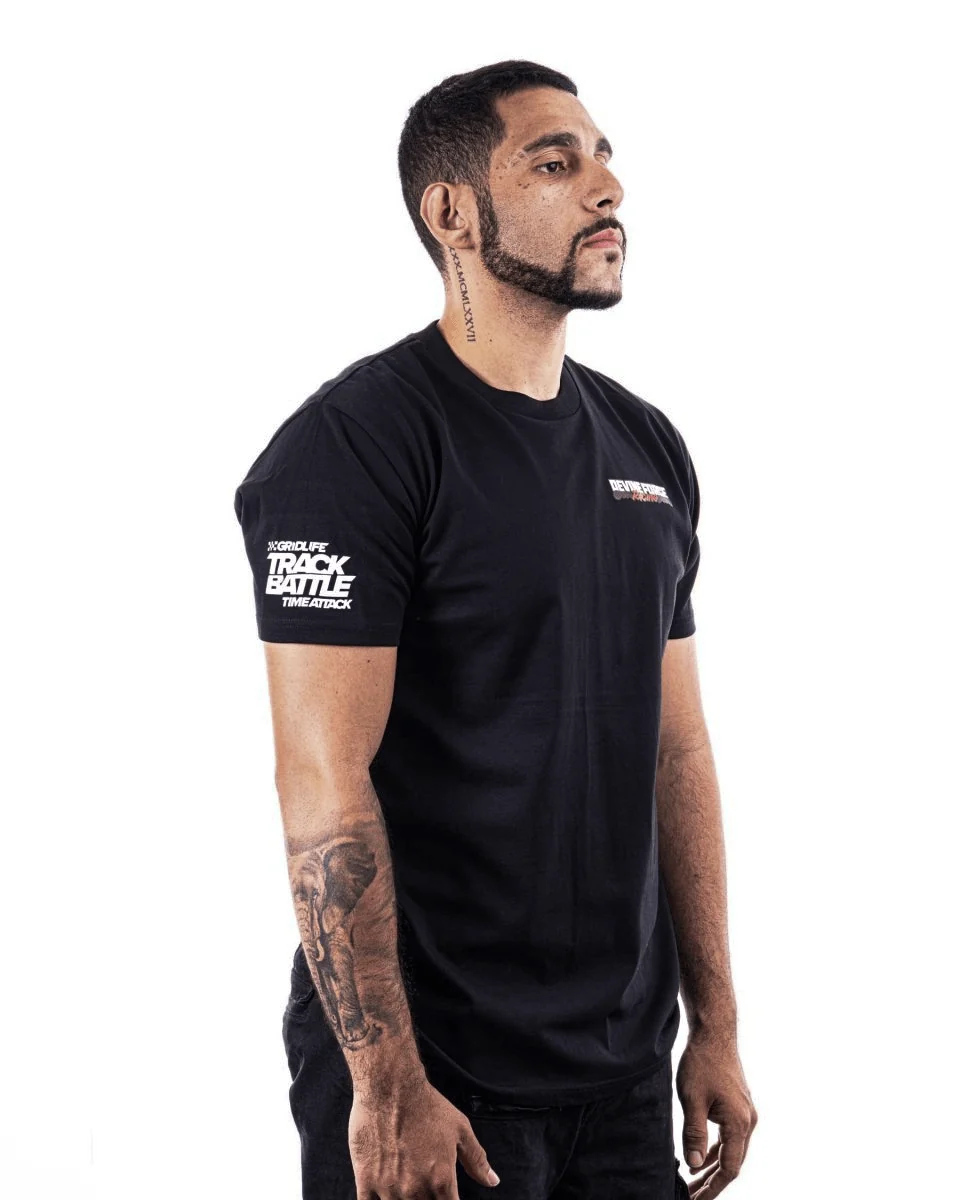 Subimods Official Trackside Team Series "Team Devine Force Racing" Short Sleeve Shirt Black - Image 3