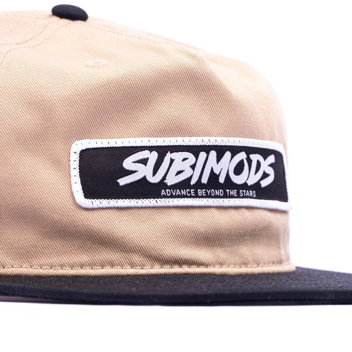 Subimods Official Two Tone Cap Khaki-Black w/ "Patch" Style Logo - Image 4