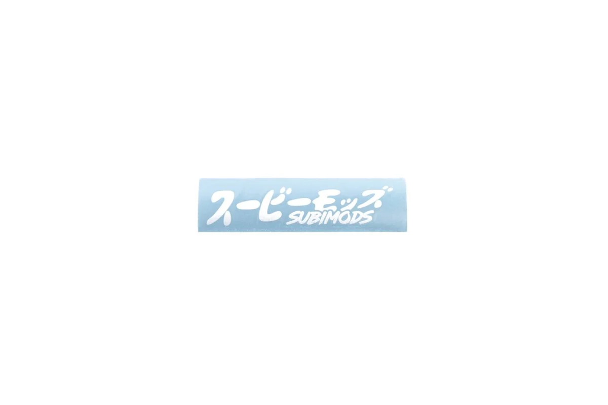 Subimods Official "Overseas" Transfer Style Sticker White - Image 3