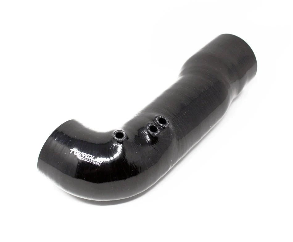Torque Solution 84mm FP Turbo Non Recirculating Style Turbo Inlet Hose Black 2002-2007 WRX / 2004-2021 STI / 2004-2013 Forester XT / 2005-2009 Legacy GT - Image 3