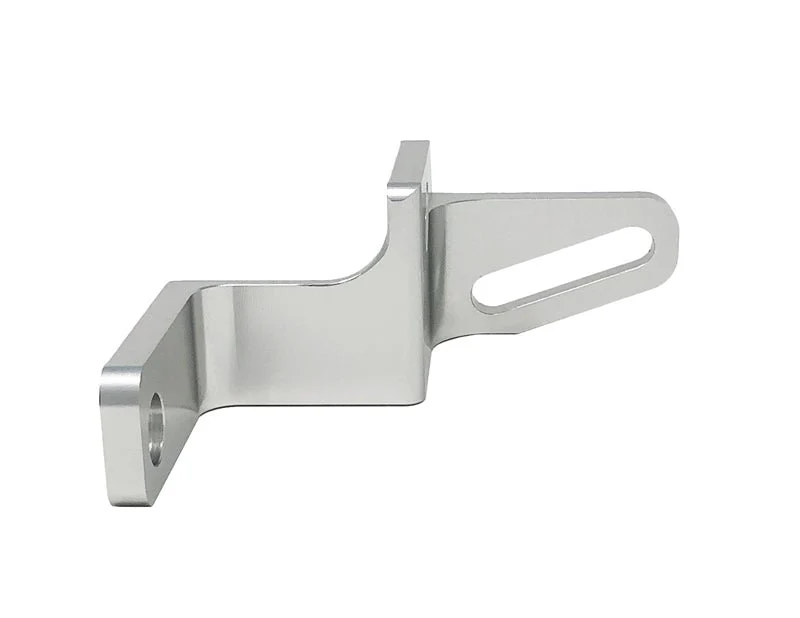 Torque Solution Alternator Relocation Bracket Kit Silver For Use w/ Reversed Intake Manifolds 2002-2014 WRX / 2004-2021 STI / 2004-2013 Forester XT / 2005-2009 Legacy GT - Image 3