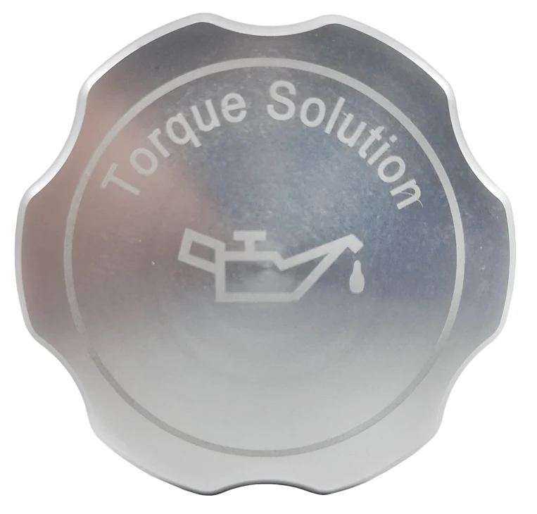 Torque Solution Billet Oil Cap Silver Most Subaru Models