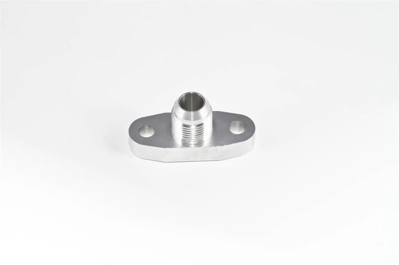 Torque Solution Billet Oil Drain Flange -10AN Male Flare For Use w/ Precision and T3/T4 Turbos
