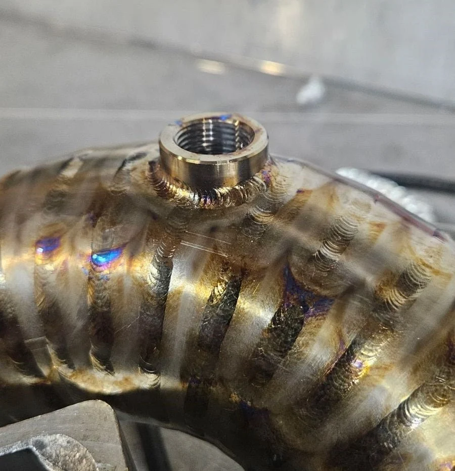 Torque Solution O2 Sensor Bung Titanium - Image 3