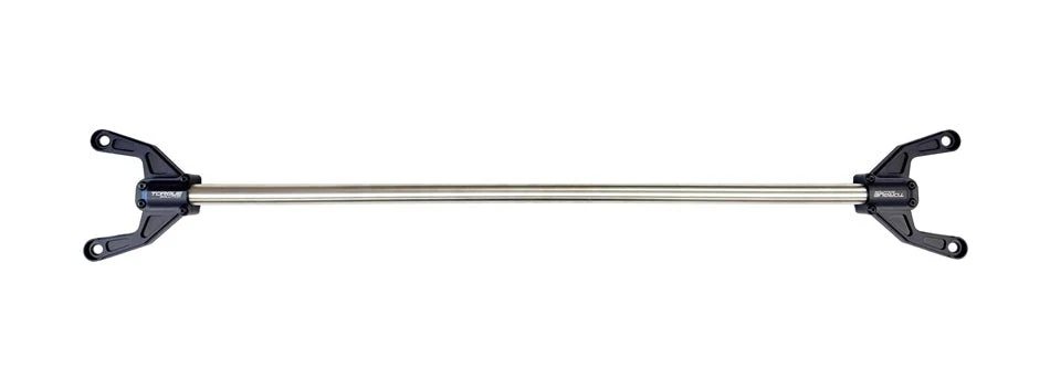Torque Solution Rear Strut Tower Brace Titanium Brushed Raw 2022-2026 WRX