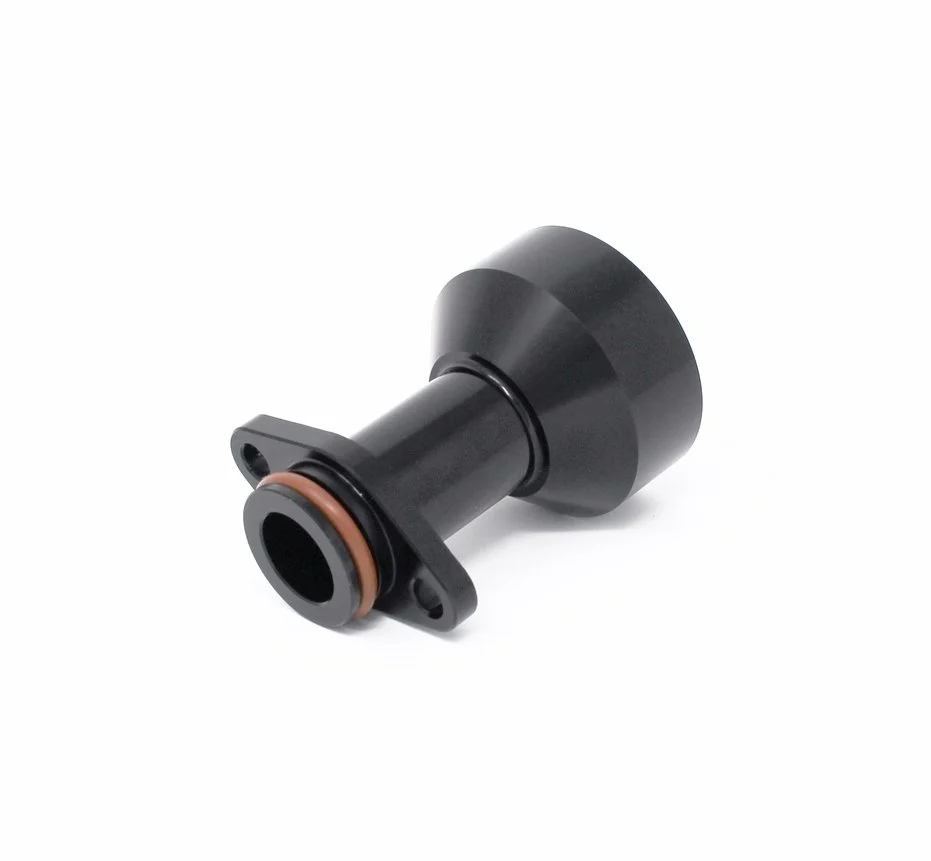 Torque Solution Short Oil Fill Tube Black Most Subaru Models - Image 2