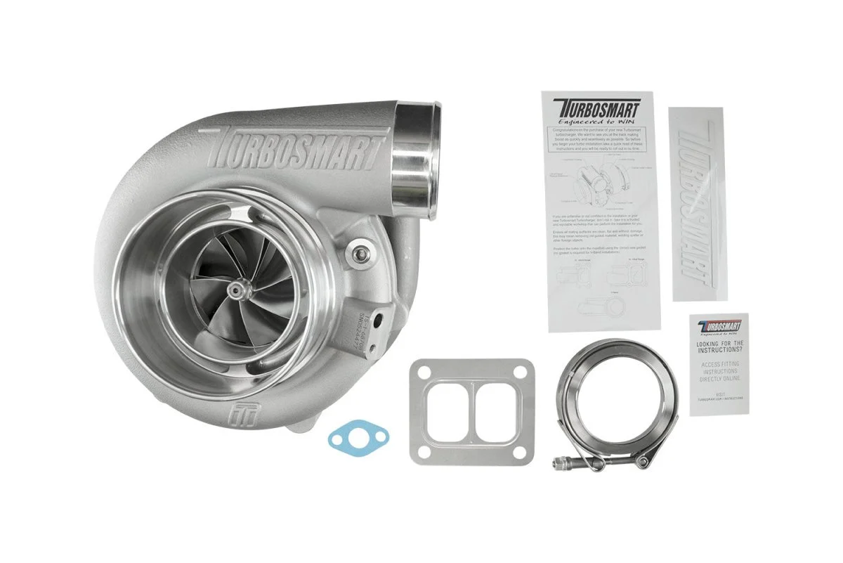 Turbosmart TS-1 6870 Kompact Externally Wastegated Turbo w/ T4 Divded Inlet, V-Band Outlet, 1.00AR Hotside