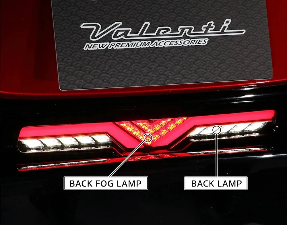 Valenti Jewel LED Rear Fog Lamp REVO Red Lens w/ Gloss Black Base 2022-2026 BRZ / 2022-2026 GR86 - Image 4