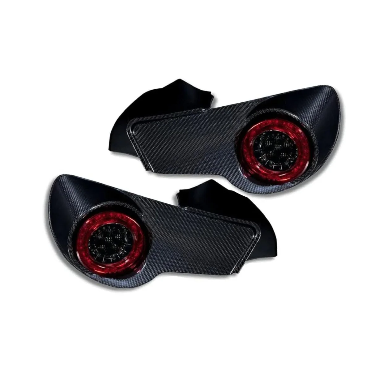 Valenti REVO Carbon Jewel LED Tail Lights Smoke Lens w/ Carbon Body 13-21 BRZ / FRS / GT86
