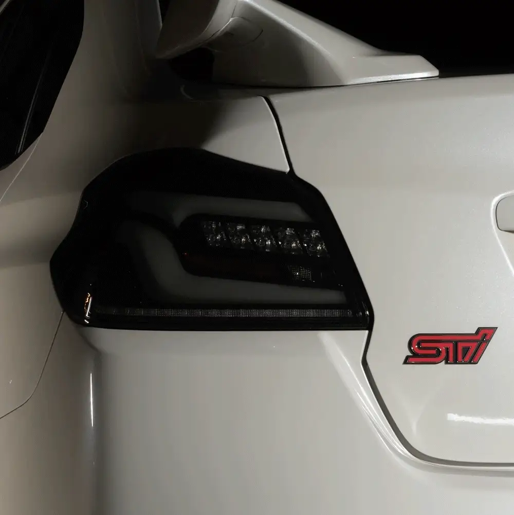 Valenti ULTRA LED Tail Lights Light Smoke Lens w/ Black Base 2015-2021 WRX / 2015-2021 STI - Image 6
