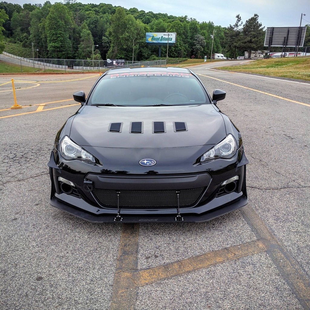 Verus Engineering Front Splitter Endplates Matte Clear 13-21 BRZ / 13-16 FRS / 17-21 GT86 - Image 3