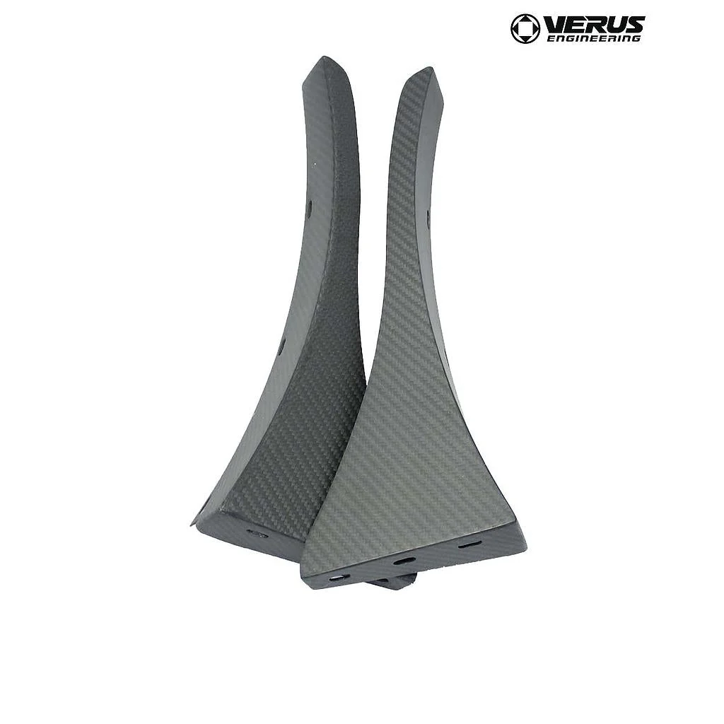Verus Engineering Front Splitter Endplates Matte Clear 13-21 BRZ / 13-16 FRS / 17-21 GT86