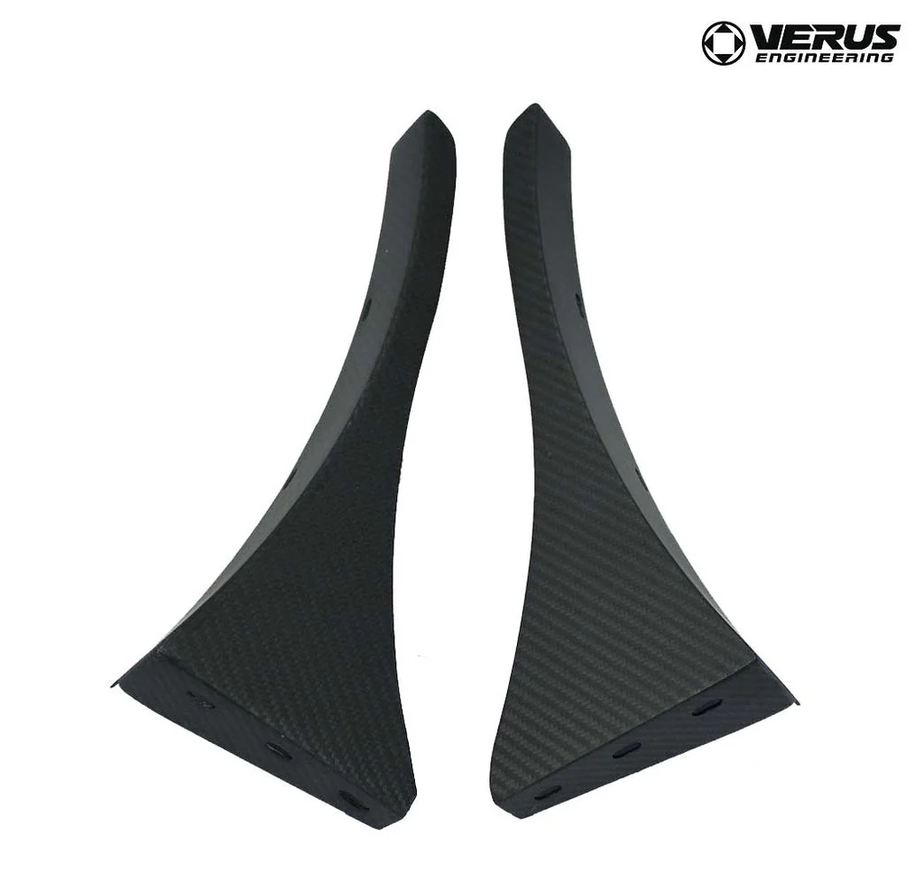 Verus Engineering Front Splitter Endplates Matte Clear 13-21 BRZ / 13-16 FRS / 17-21 GT86 - Image 2