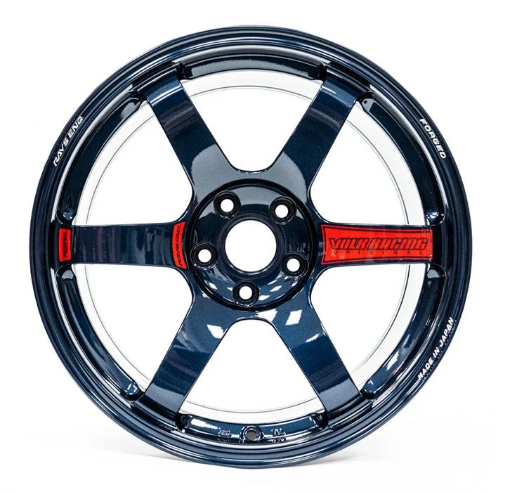 Volk Racing TE37 SAGA SL Mag Blue 18X9.5 +35 5x114.3 2015-2026 WRX / 2011-2021 STI
