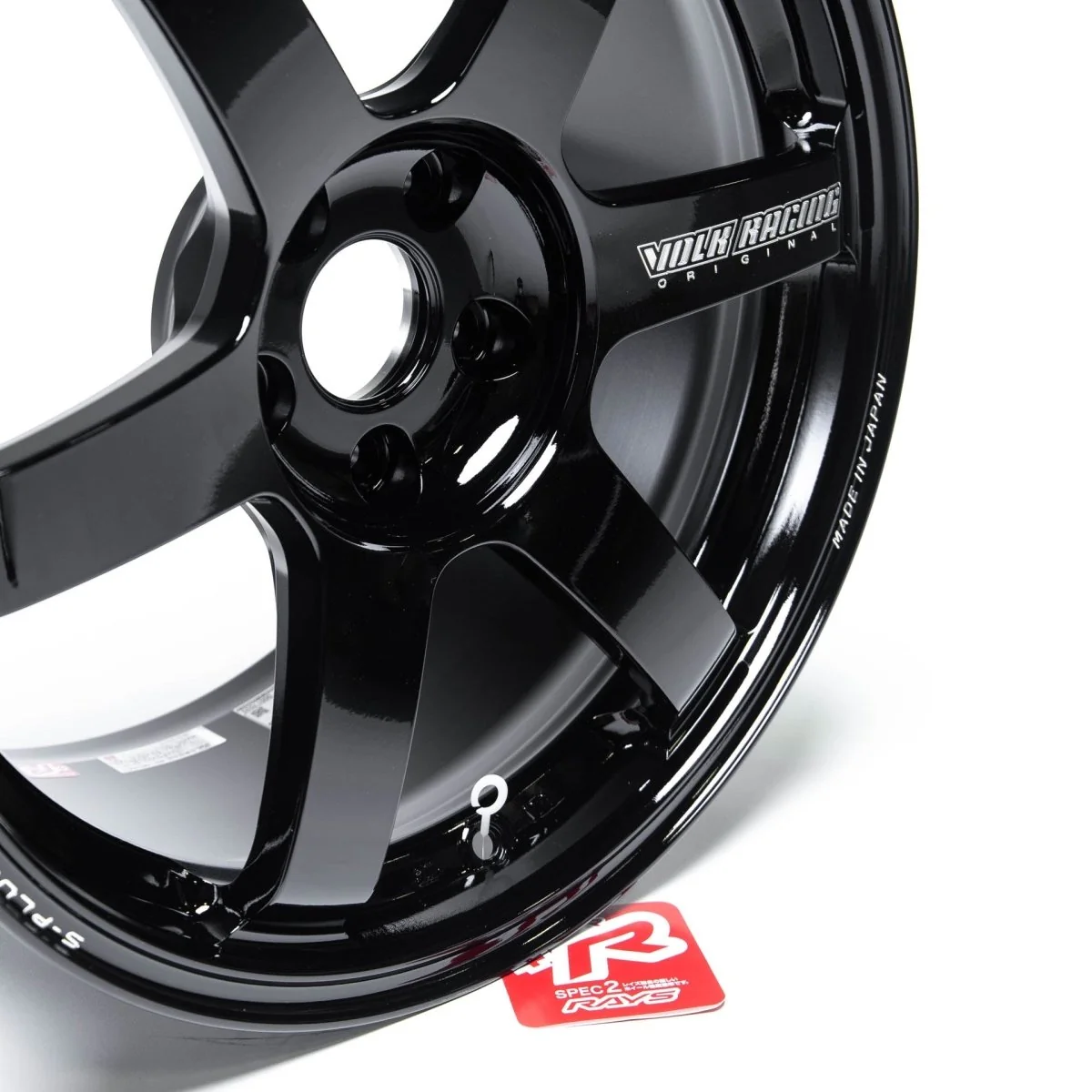 Volk Racing TE37 SAGA S-Plus Gloss Black 18X9.5 +38 5x114.3 2015-2026 WRX / 2011-2021 STI - Image 4