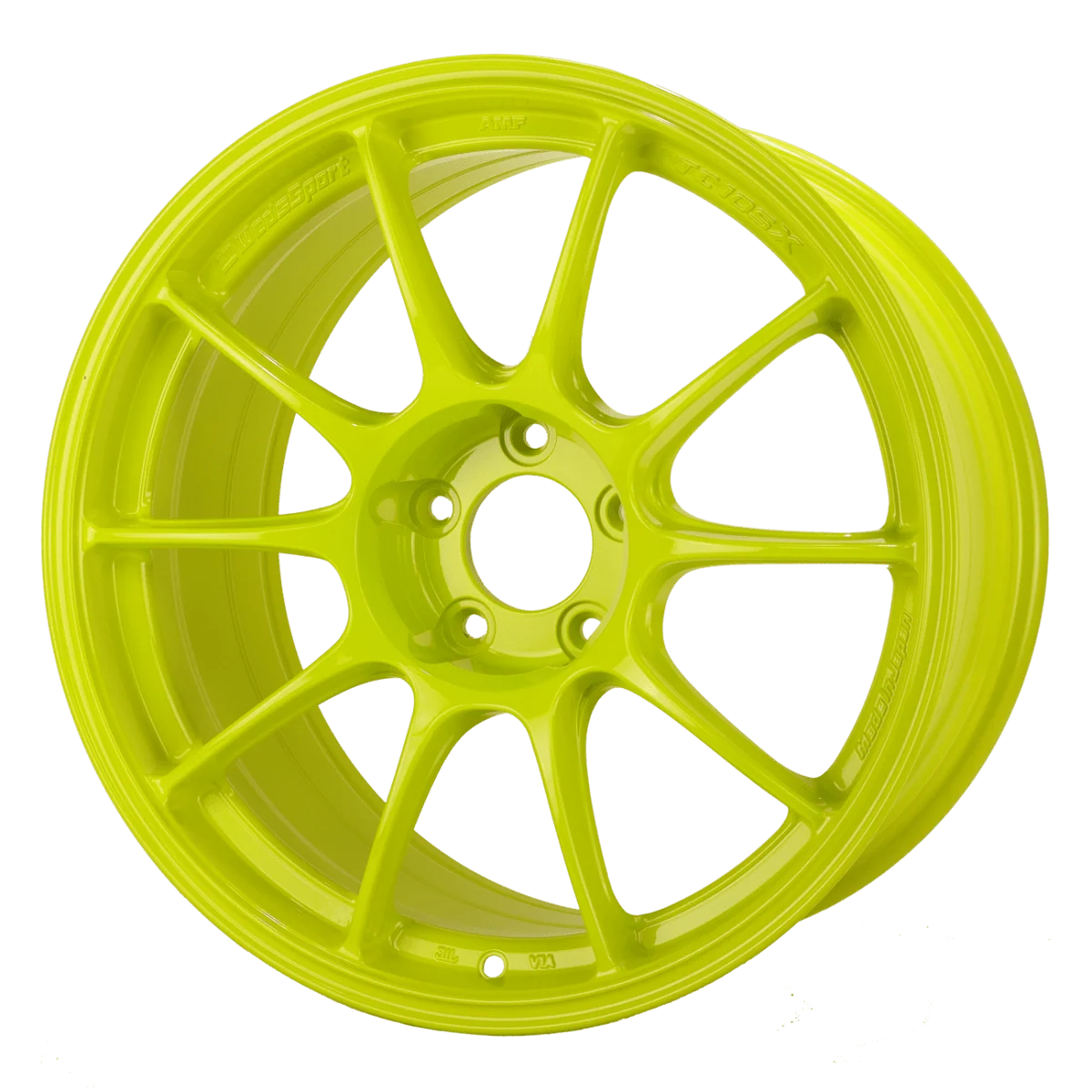WedsSport TC-105X AMF GT Yellow 18x9.5 5x114.3 +35mm Offset 2015-2026 WRX / 2011-2021 STI - Image 2