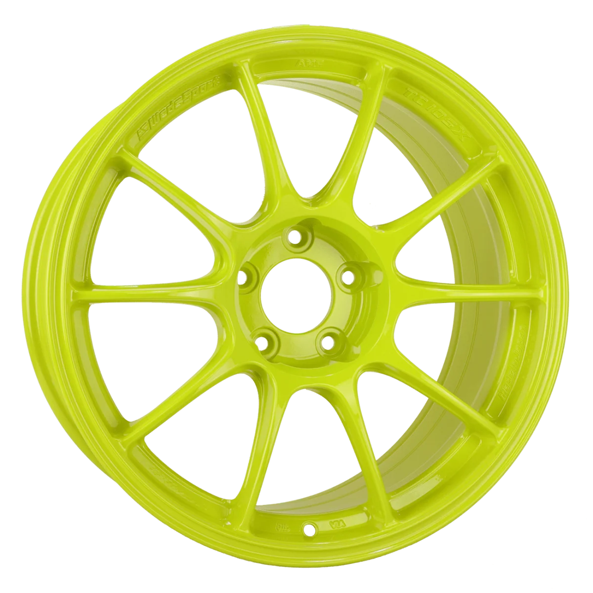 WedsSport TC-105X AMF GT Yellow 18x9.5 5x114.3 +35mm Offset 2015-2026 WRX / 2011-2021 STI - Image 3