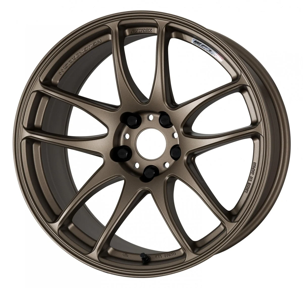 WORK Emotion CR Kiwami Matte Bronze 18x9.5 +38mm 5x114.3