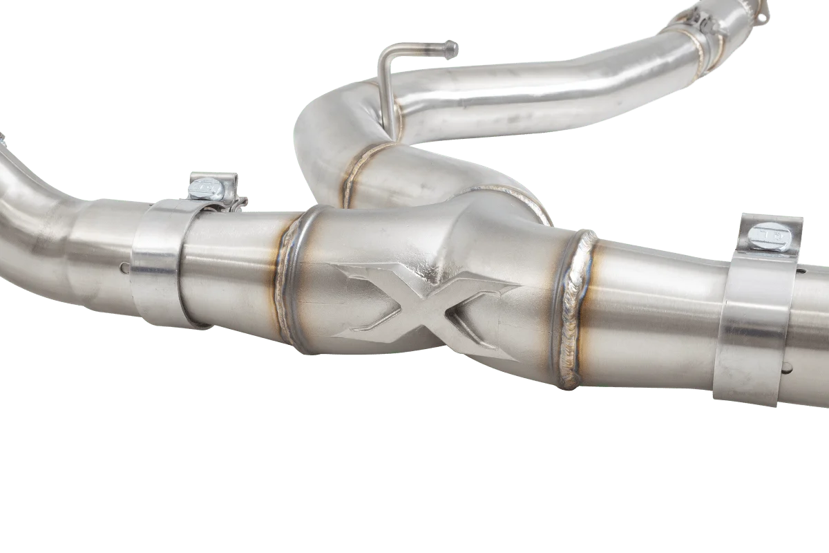 XForce Race Style Stainless Steel Catback Exhaust w/ Burnt Blue Tips 2011-2021 WRX Sedan / 2011-2021 STI Sedan - Image 6